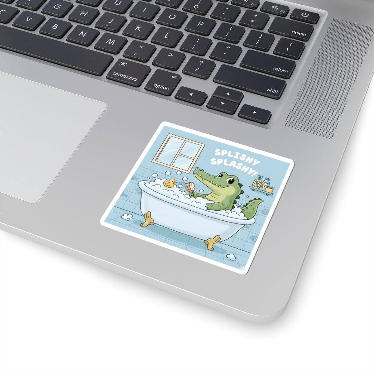 Crocodile Bathtime Sticker