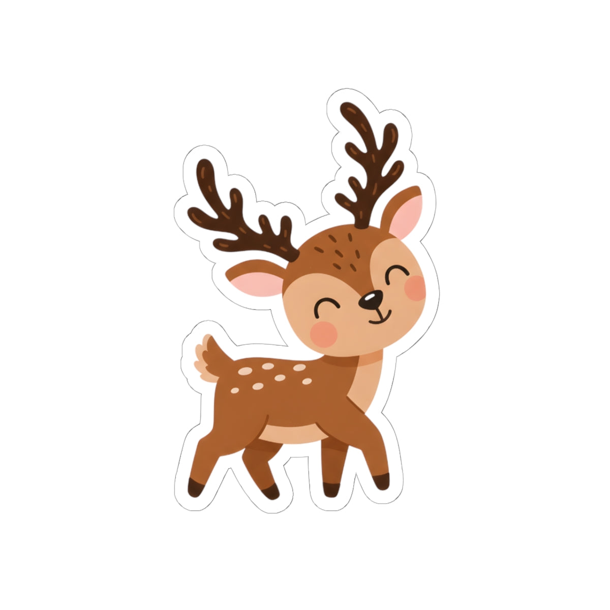 Cute Smiling Reindeer