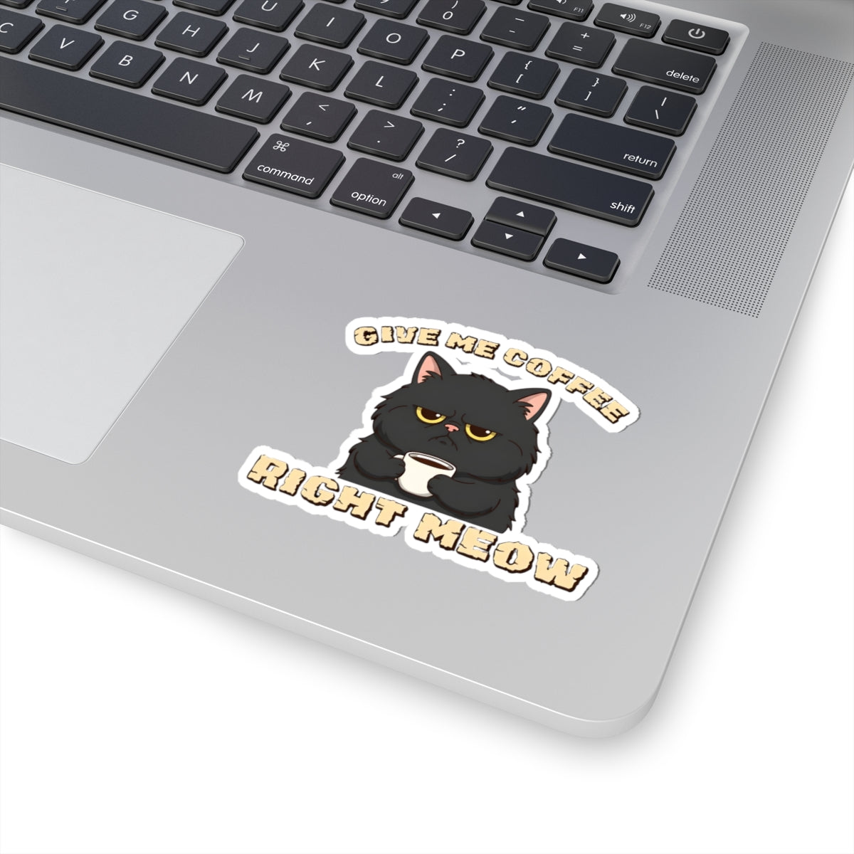 Give Me Coffee Right Meow Stickers