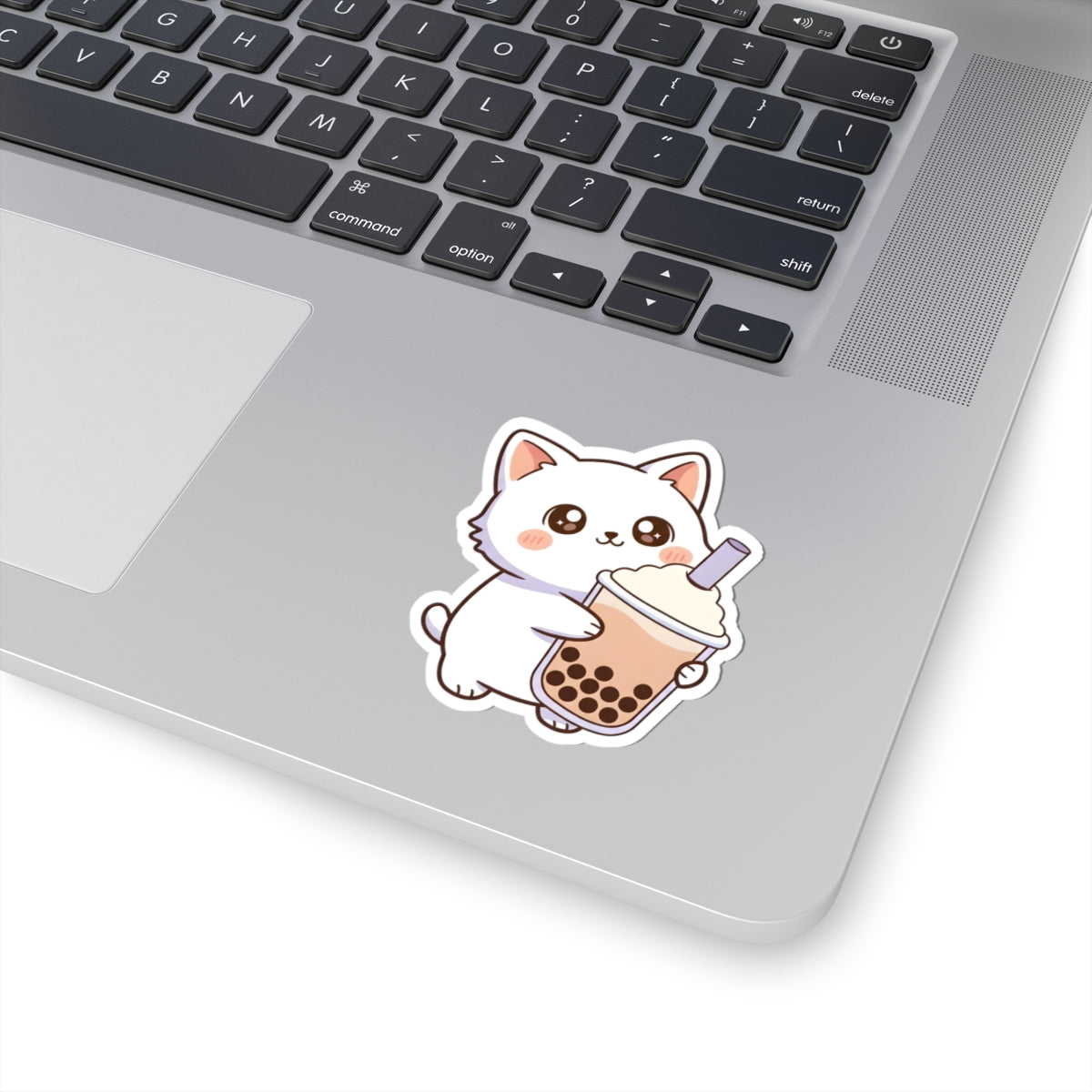 Cute Boba Cat Sticker